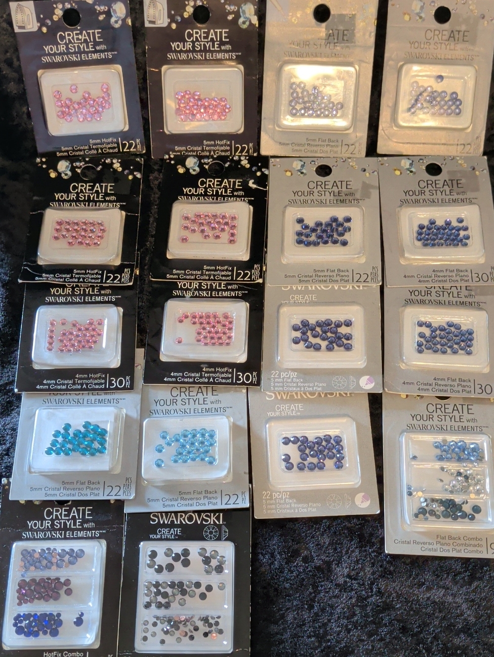 Authentic Swarovski "Create Your Style" Crystal Elements (18-Pack Bundle)